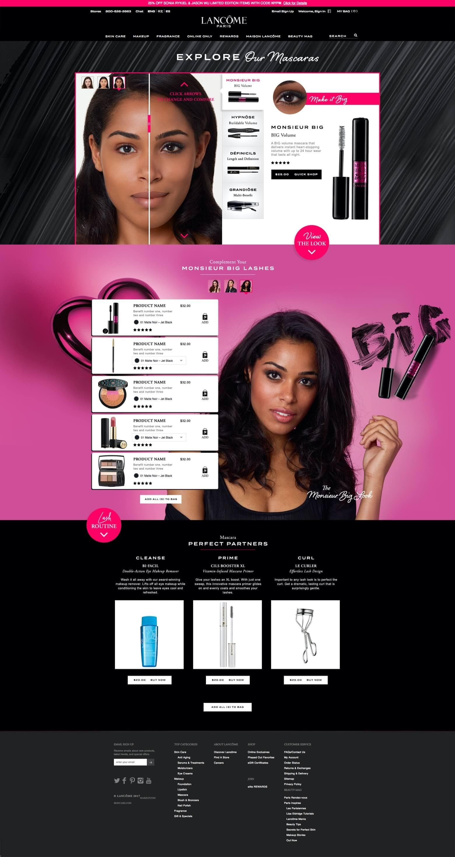 Lancôme Homepage